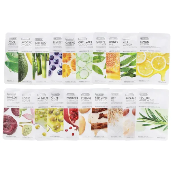 THE FACE SHOP - Real Nature Face Mask - Avocado 1 pc