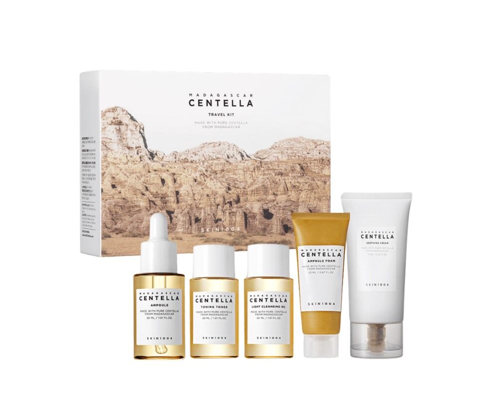 skin1004 madagascar centella travel kit komplekt